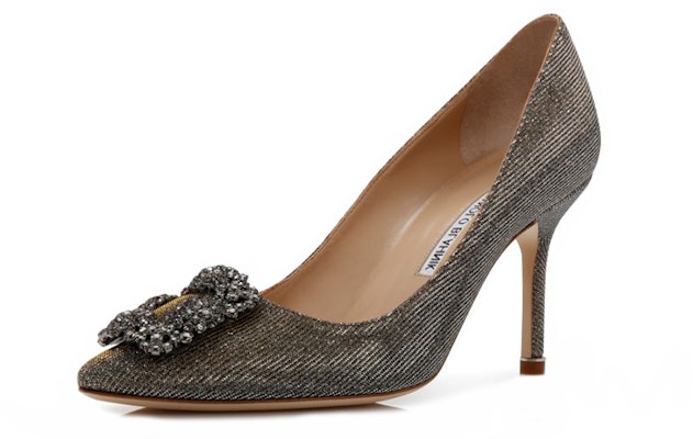 (W) 마놀로 블라닉 골드 스팽글 하이힐 9XX-0712-0014 Lookbook (W) 마놀로 블라닉 골드 스팽글 하이힐 9XX-0712-0014