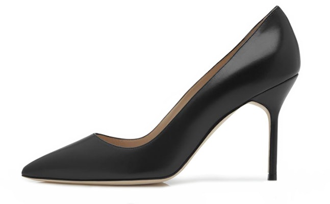 (Women) Manolo Blahnik High Heel Pumps 'Black Calfskin' 9XX-0511-0009 Buy (Women) Manolo Blahnik High Heel Pumps 'Black Calfskin' 9XX-0511-0009