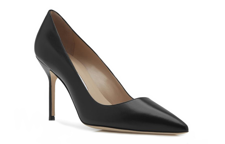 (W) Manolo Blahnik High Heel Pumps 'Black Calfskin' 圖 3