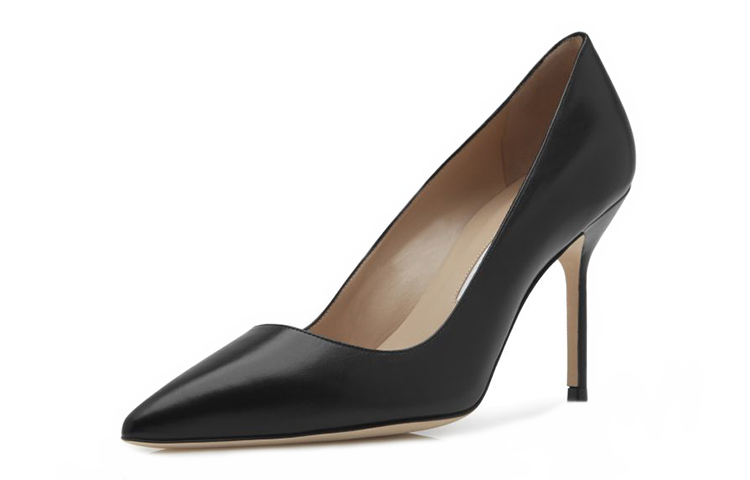 (W) Manolo Blahnik High Heel Pumps 'Black Calfskin' 圖 4