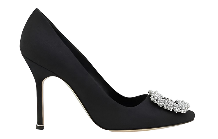 (W) Manolo Blahnik High Heels 'Black Pearl Buckle' 圖 2