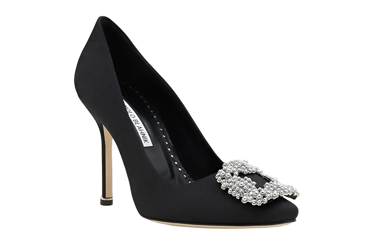 (W) Manolo Blahnik High Heels 'Black Pearl Buckle' 圖 3