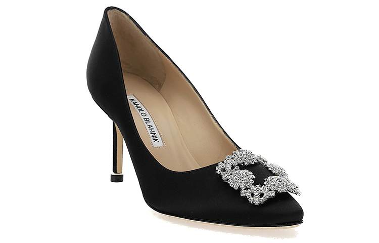 (W) Manolo Blahnik High Heels 'Black Silk Fashion' 圖 3