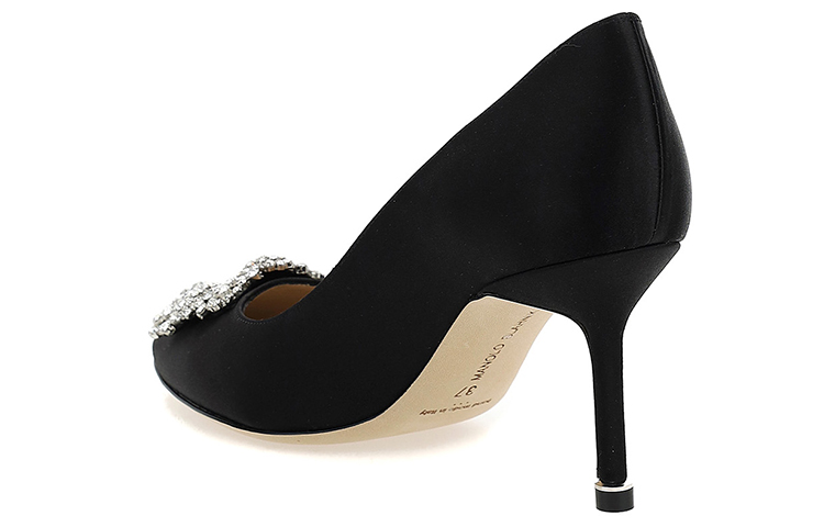 (W) Manolo Blahnik High Heels 'Black Silk Fashion' 圖 4