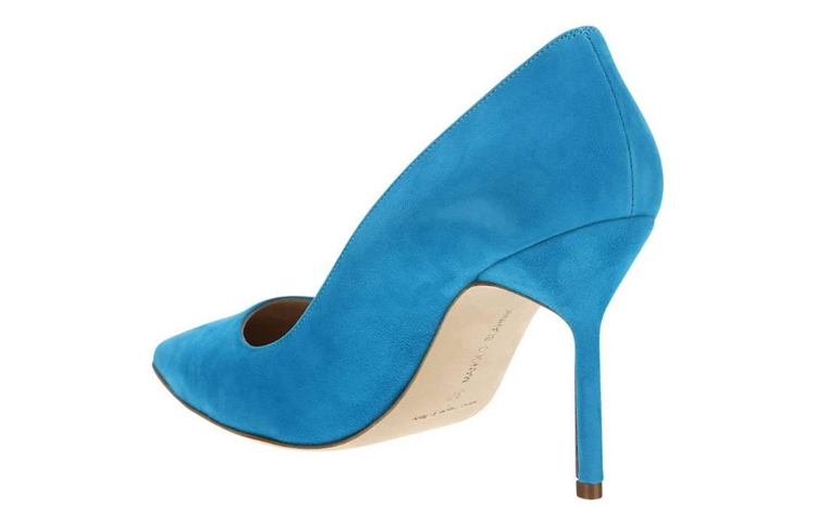 (W) Manolo Blahnik High Heels 'Blue Suede' 圖 3