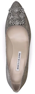 (W) Manolo Blahnik Tacchi Alti ''Argento con Cristalli'' 9XX-0711-971Z Shop (W) Manolo Blahnik Tacchi Alti ''Argento con Cristalli'' 9XX-0711-971Z