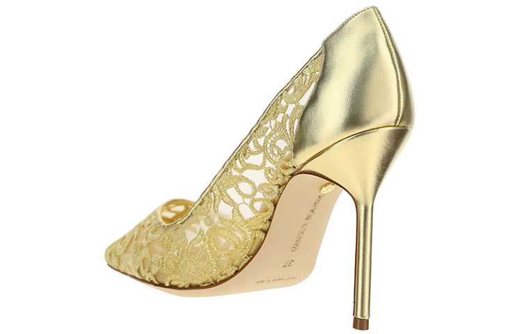 (W) Manolo Blahnik High Heels 'Gold Fashion' 圖 4