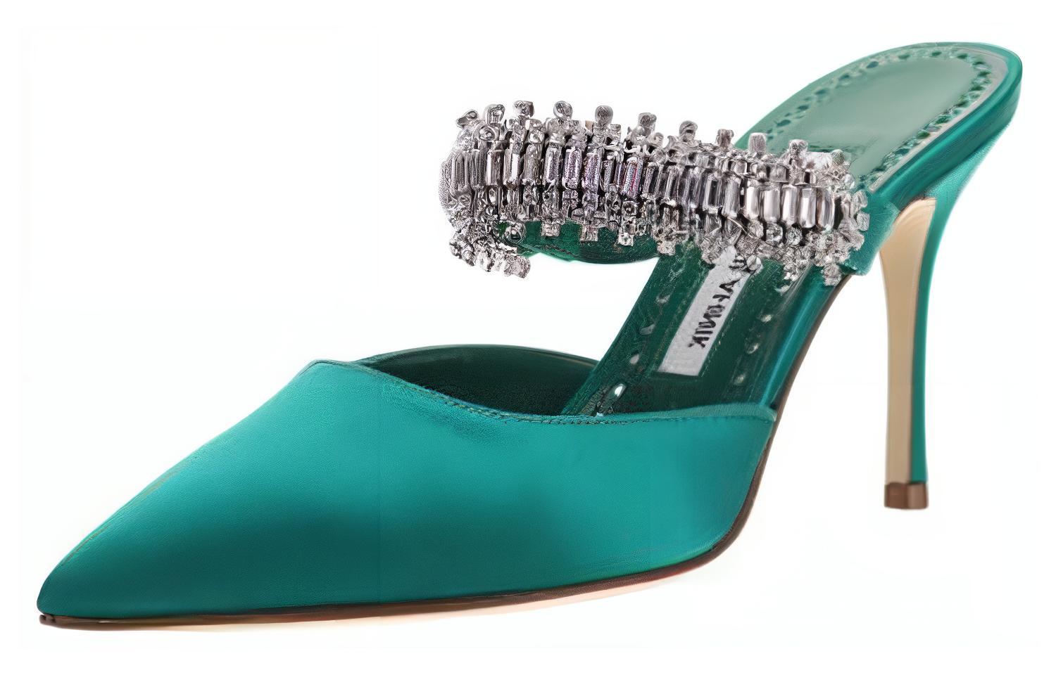 (W) Manolo Blahnik High Heels 'Green Fashion' 圖 2