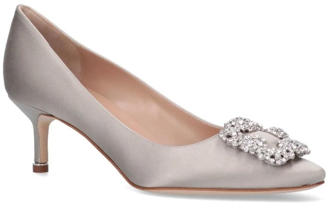 (W) マノロブラニク グレー布快適ハイヒール 9XX-0316-0033 Lookbook (W) マノロブラニク グレー布快適ハイヒール 9XX-0316-0033