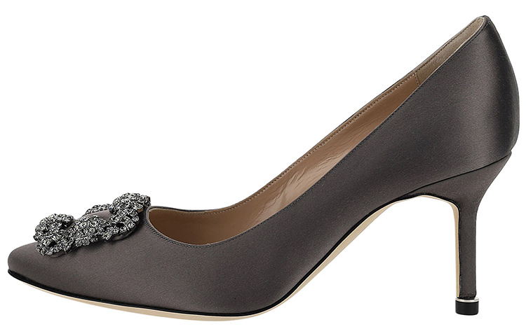 (W) Manolo Blahnik High Heels 'Grey Fashion'