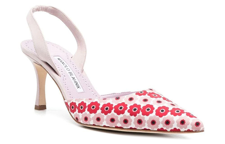 Order (W) (レディース) マノロブラニク ハイヒール『ピンクフラワープリント』222-1218-0004 222-1218-0004