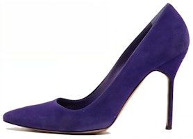 (Women) Manolo Blahnik High Heels 'Purple Suede' 319-1020-5064 (Women) Manolo Blahnik High Heels 'Purple Suede' 319-1020-5064