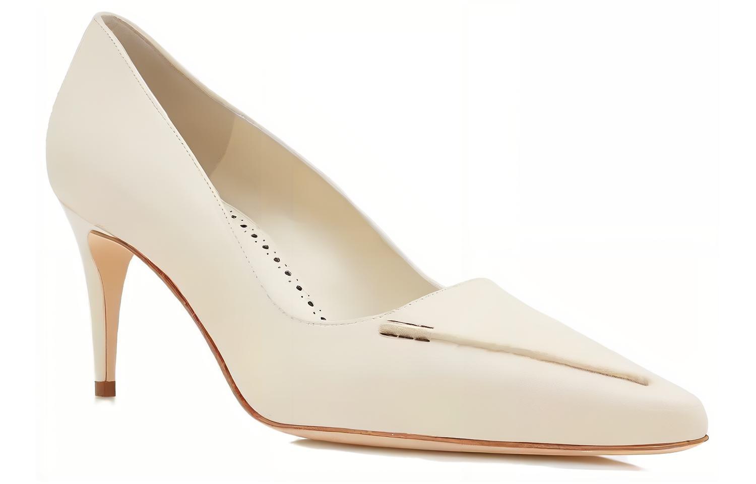 Lookbook (W) Manolo Blahnik Homera白色尖头细高跟鞋 323-2456-0001