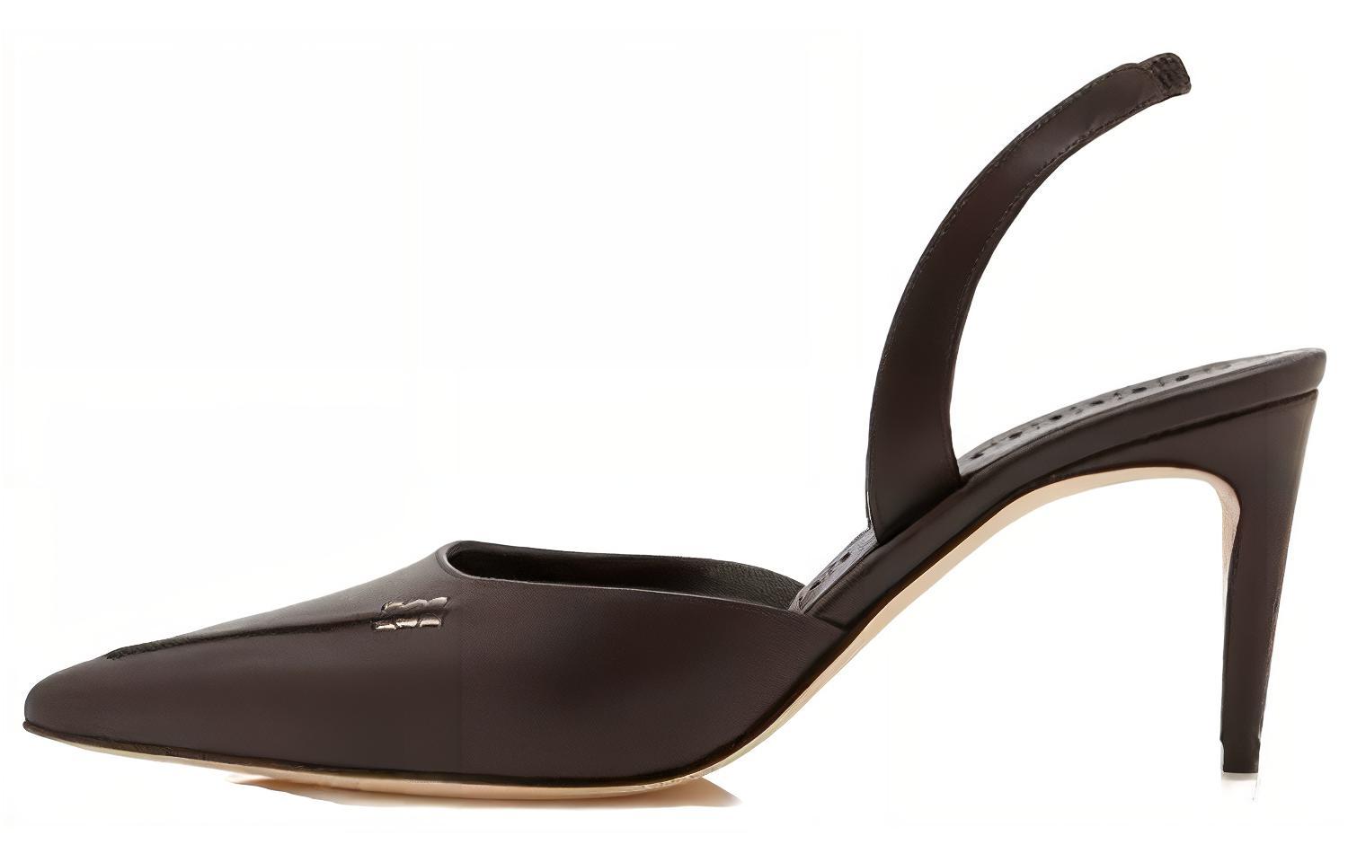 (Women) Manolo Blahnik Homerasli 'Brown Stiletto' 323-2646-0001