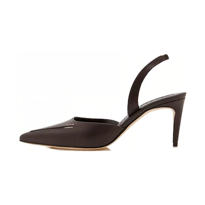 (W) Manolo Blahnik Homerasli 'Brown Stiletto'
