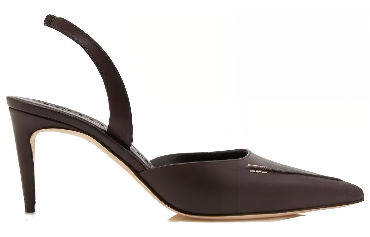 (W) Manolo Blahnik Homerasli 'Brown Stiletto' 圖 2