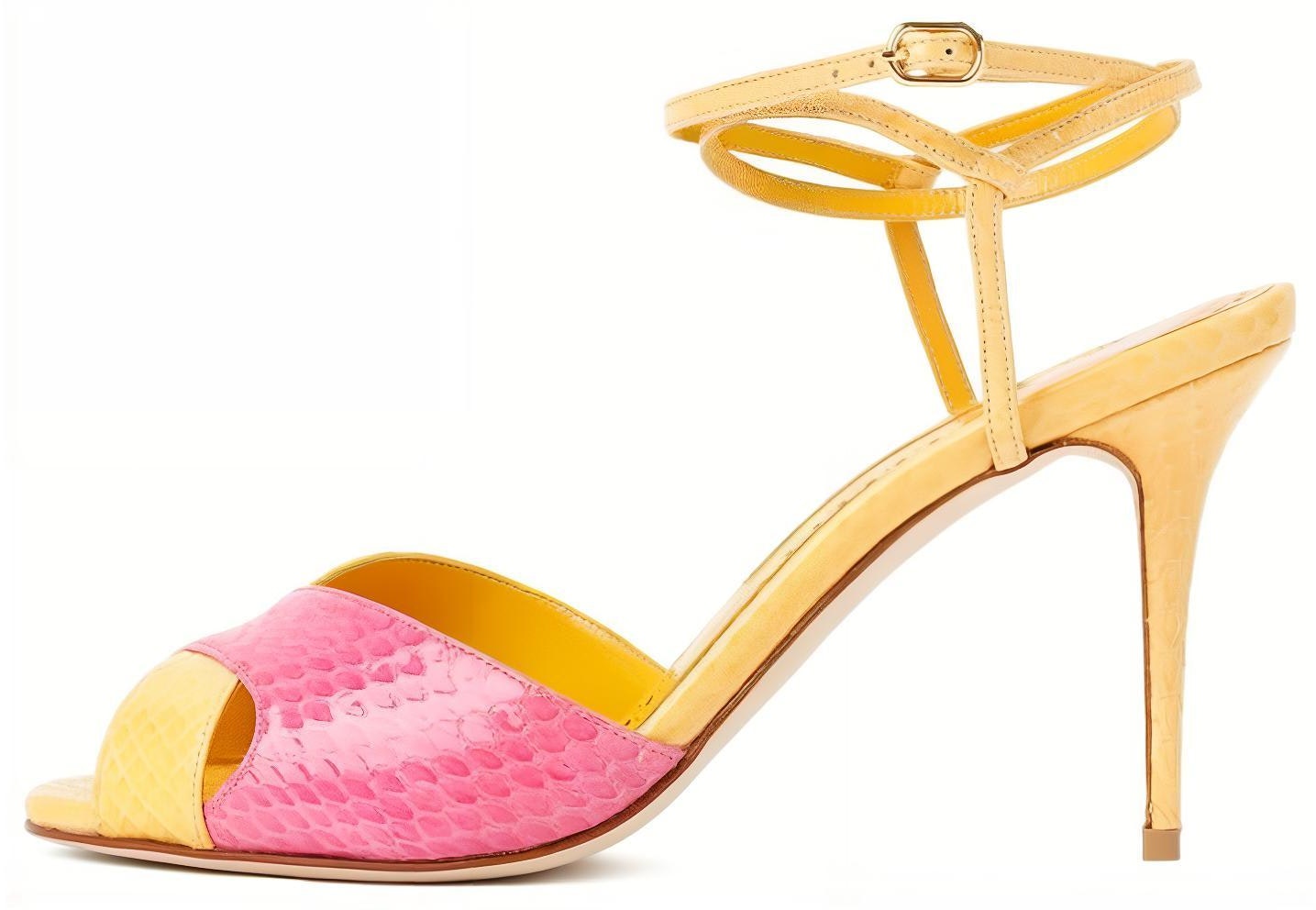 women-manolo-blahnik-leather-high-heeled-sandals-yellow-pink-123-2423-7328