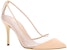 (W) Manolo Blahnik Kulit Mule 'Beige Stiletto' 422-1419-2618