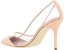 (W) Manolo Blahnik Kulit Mule 'Beige Stiletto' 422-1419-2618