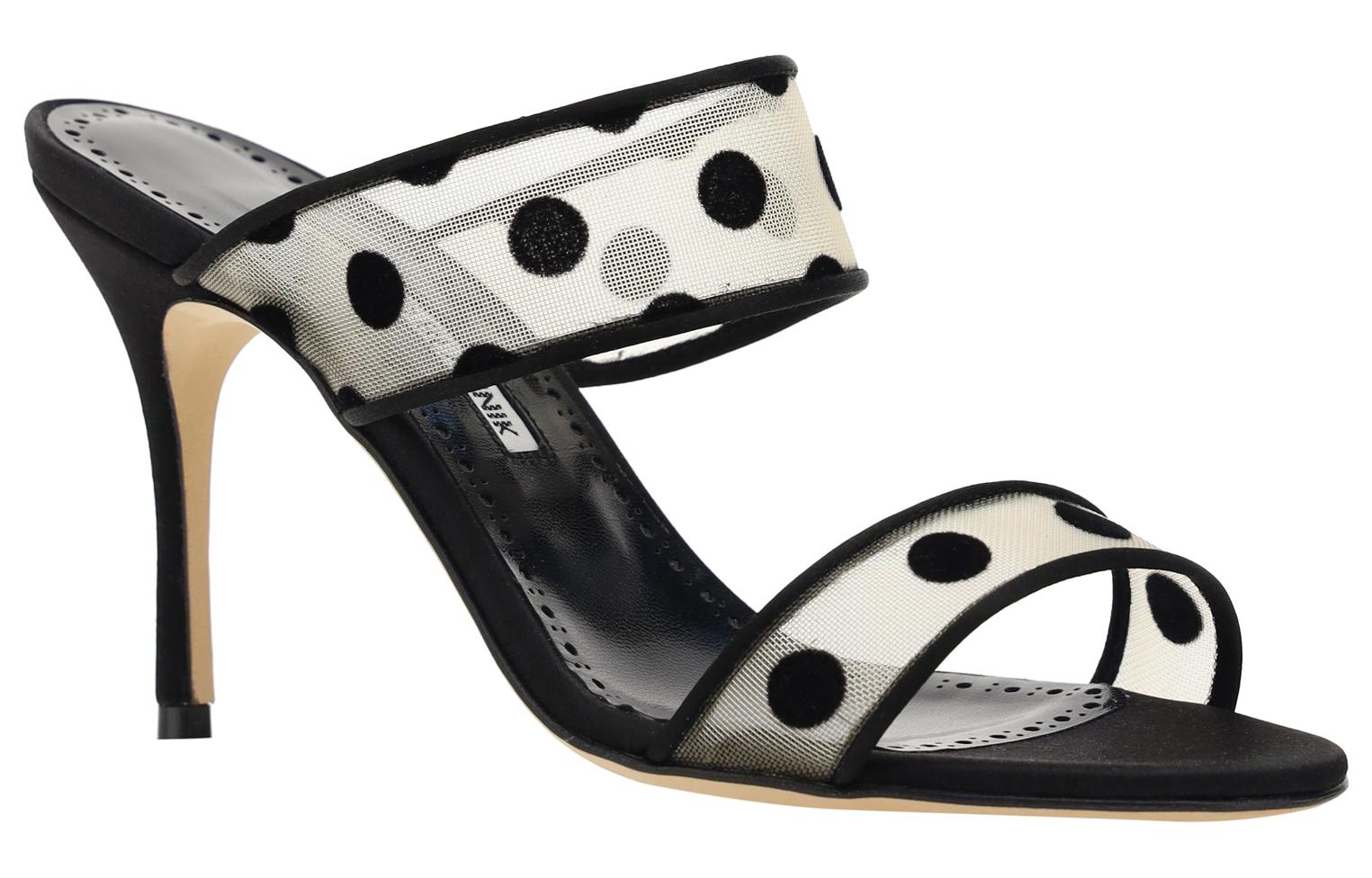 (W) Manolo Blahnik Leather Slide 'Black CMFT' 圖 2