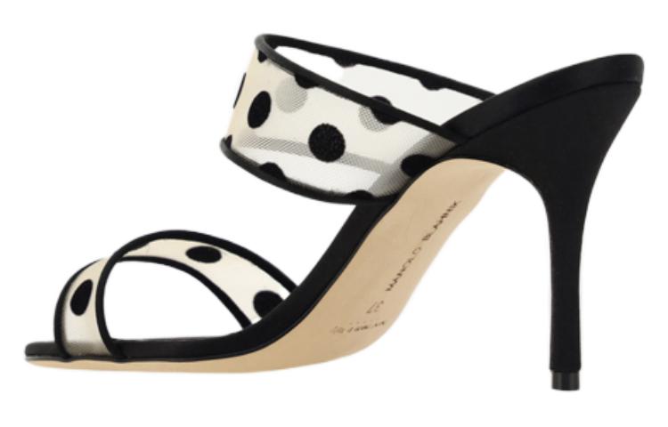 (W) Manolo Blahnik Leather Slide 'Black CMFT' 圖 3