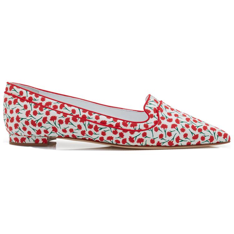 (W) Manolo Blahnik Letoflat 'Red Pointed Toe' 圖 2