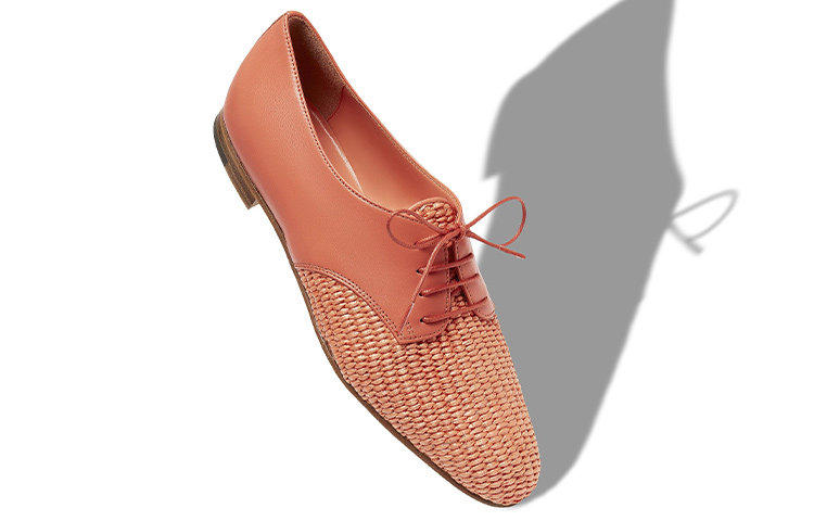 (W) Manolo Blahnik Loafer 'Coral Orange' 圖 3