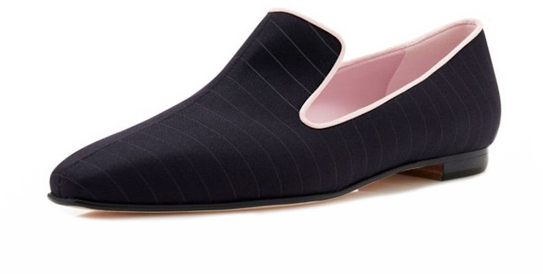 (W) 마놀로 블라닉 네이비 핀스트라이프 로퍼 421-0980-0001 Lookbook (W) 마놀로 블라닉 네이비 핀스트라이프 로퍼 421-0980-0001