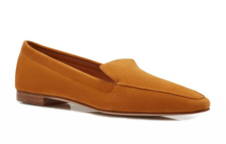 (W) Manolo Blahnik Loafer 'Orange Velvet' 圖 2