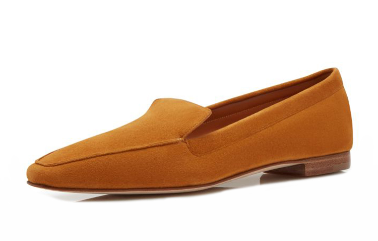 (W) Manolo Blahnik Loafer 'Orange Velvet' 圖 3