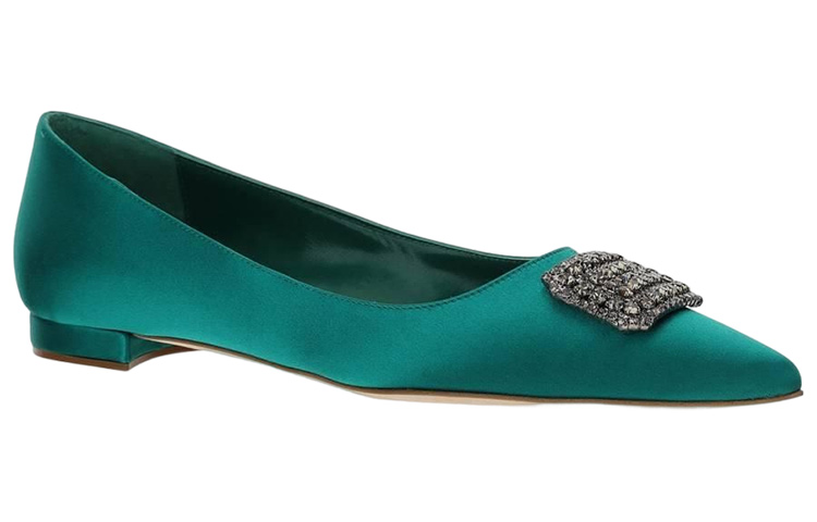 (W) Manolo Blahnik Low Top 'Fashion Flat Green' 圖 2