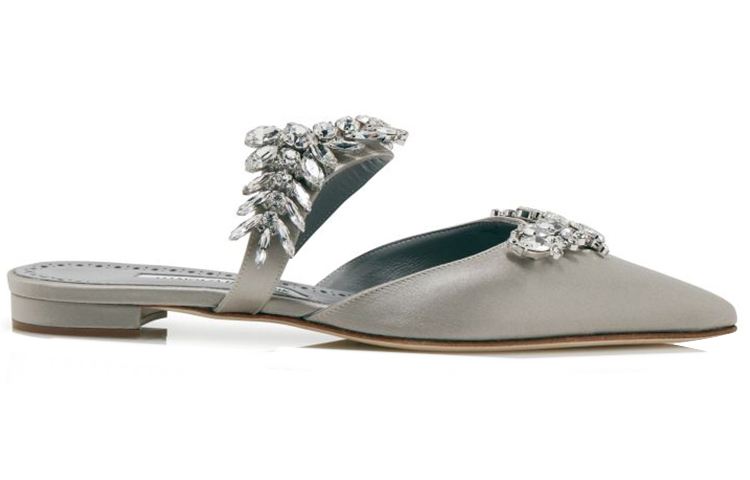(W) Manolo Blahnik Lurumflat 'Light Grey' 圖 2