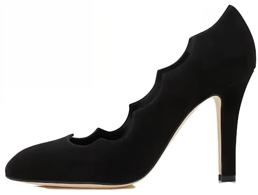 MANOLO BLAHNIK Mandembe 皮革絨面 舒適時尚 細跟 高踭鞋 10.5cm 女款 黑色 Buy MANOLO BLAHNIK Mandembe 皮革絨面 舒適時尚 細跟 高踭鞋 10.5cm 女款 黑色