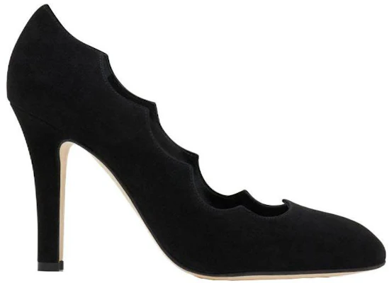 MANOLO BLAHNIK Mandembe 皮革絨面 舒適時尚 細跟 高踭鞋 10.5cm 女款 黑色 Order MANOLO BLAHNIK Mandembe 皮革絨面 舒適時尚 細跟 高踭鞋 10.5cm 女款 黑色