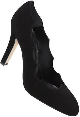 MANOLO BLAHNIK Mandembe 皮革絨面 舒適時尚 細跟 高踭鞋 10.5cm 女款 黑色 Shop MANOLO BLAHNIK Mandembe 皮革絨面 舒適時尚 細跟 高踭鞋 10.5cm 女款 黑色