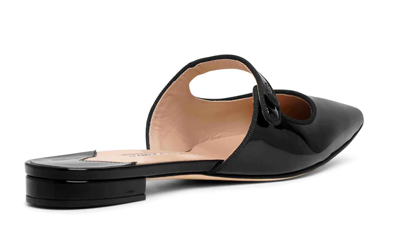 (W) Manolo Blahnik Mary Jane Flat Mule 'Black' 圖 3