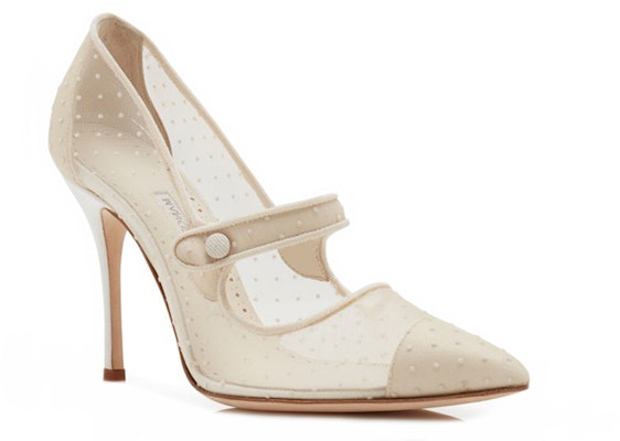 (W) Manolo Blahnik Mary Jane Hak Tinggi 'Beige Mesh Polka Dot' 421-0987-0001 Order (W) Manolo Blahnik Mary Jane Hak Tinggi 'Beige Mesh Polka Dot' 421-0987-0001