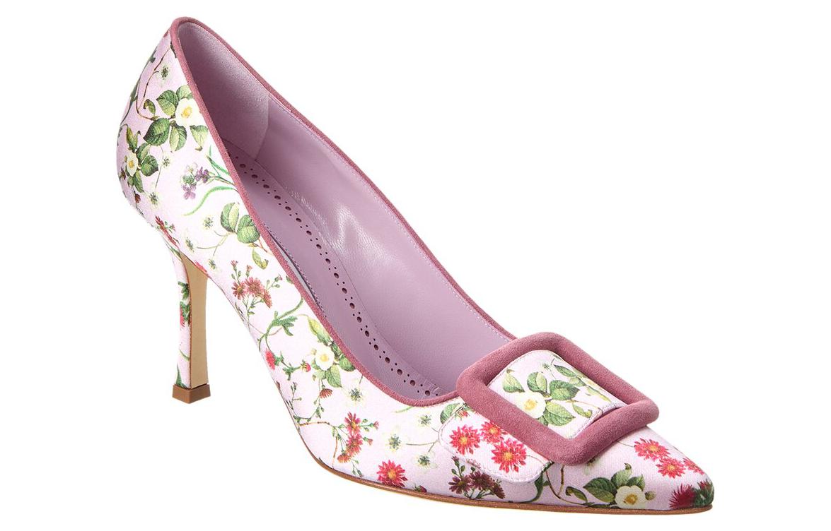 Lookbook (W) Manolo Blahnik Maysalebi ''Weiß Rosa'' 123-2318-9053