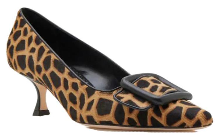 (W) Manolo Blahnik Maysalepump 'Brown Black CMFT Fashion' 圖 3