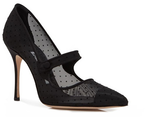 (W) Manolo Blahnik Sepatu Hak Tinggi Jaring 'Hitam' 421-0987-0002 Order (W) Manolo Blahnik Sepatu Hak Tinggi Jaring 'Hitam' 421-0987-0002