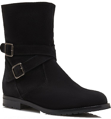 (Women) Manolo Blahnik Mid-Top Flat Boots 'Simple Black Velvet' 318-0522-0002 Order (Women) Manolo Blahnik Mid-Top Flat Boots 'Simple Black Velvet' 318-0522-0002