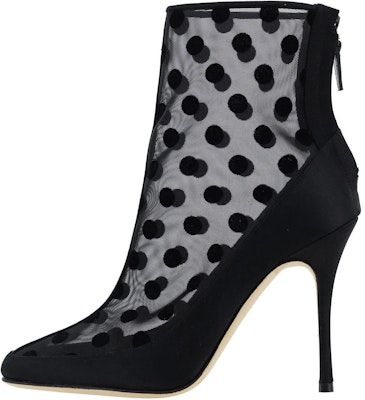 (Women) Manolo Blahnik Mukinka Boot 'Black Zip Pointed-Toe' 323-2496-0015 Buy (Women) Manolo Blahnik Mukinka Boot 'Black Zip Pointed-Toe' 323-2496-0015