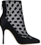 Order (W) Manolo Blahnik Mukinka But 'Hitam Zip Hujung Runcing' 323-2496-0015