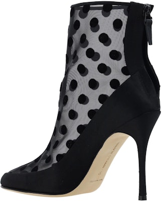 (Women) Manolo Blahnik Mukinka Boot 'Black Zip Pointed-Toe' 323-2496-0015 Shop (Women) Manolo Blahnik Mukinka Boot 'Black Zip Pointed-Toe' 323-2496-0015