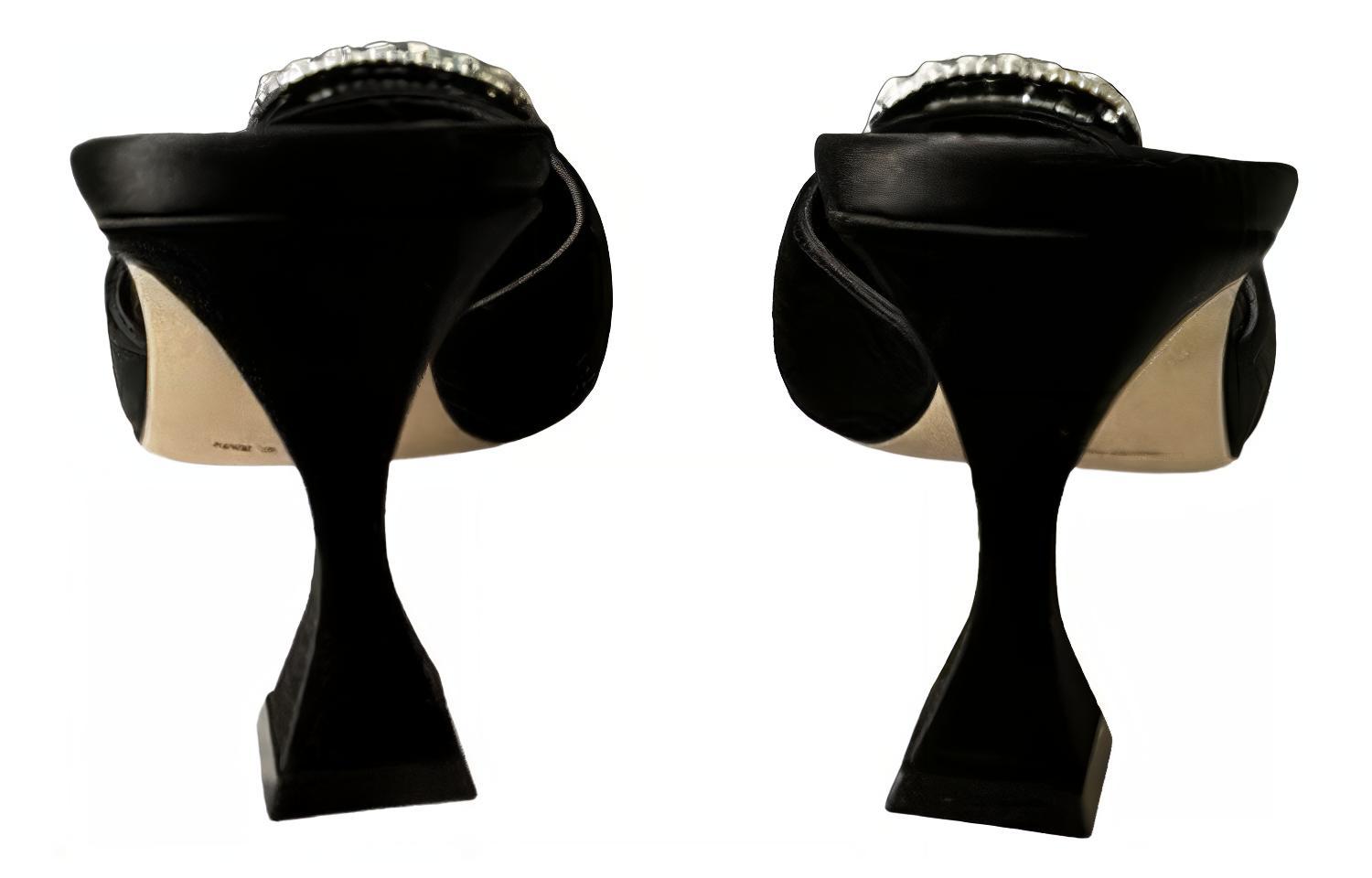 (W) Manolo Blahnik Mule 'Black Elegance' 圖 5