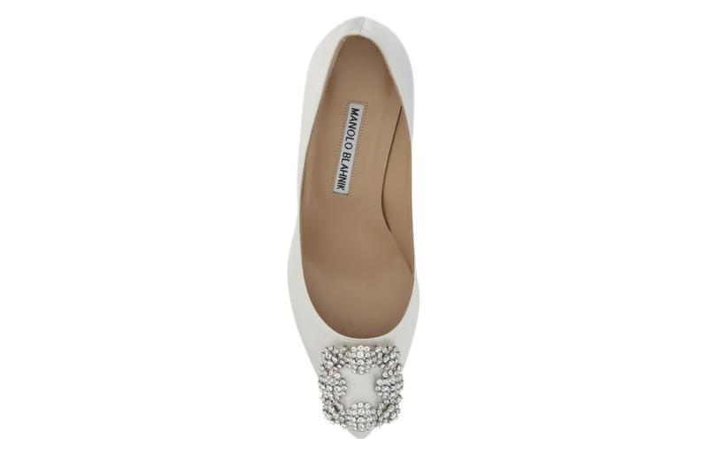 Lookbook (Women) Manolo Blahnik Mule 'Comfort White Stiletto' 9XX-0315-1205