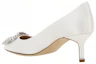 Shop (Women) Manolo Blahnik Mule 'Comfort White Stiletto' 9XX-0315-1205
