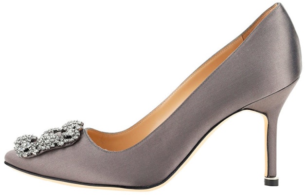 (Women) Manolo Blahnik Mule 'Grey Stiletto' 9XX-0663-0212 Buy (Women) Manolo Blahnik Mule 'Grey Stiletto' 9XX-0663-0212