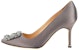 (W) Manolo Blahnik Mule 'Stiletto Kelabu' 9XX-0663-0212