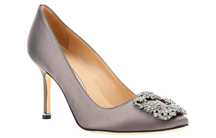 Order (W) Manolo Blahnik Mule 'Stiletto Gris' 9XX-0663-0212